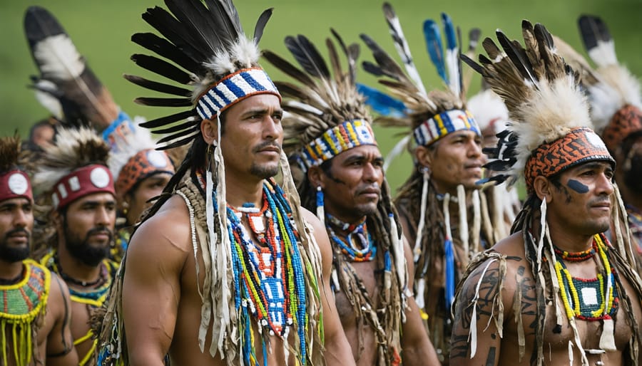 Indigenous financial professional consulting with community member in Aboriginal credit union office